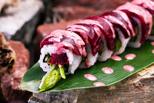 Asparagus Beetroot Roll